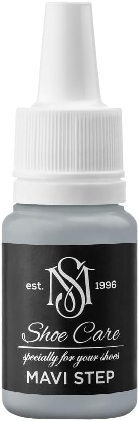 Universal Leather Dye - NCS S 4005-B Cool Grey Dark - High Coverage Leather Paint for Shoes, Bags, Canvas & Sneakers by MAVI STEP - 3.40 fl oz / 100 ml