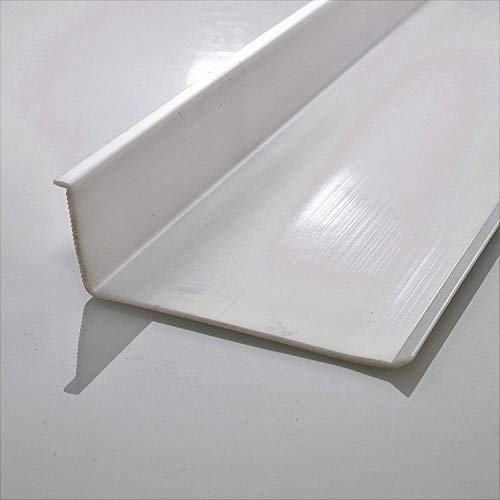 Beam Lighting 12” L-Shape Under Cabinet Light Cover Replacement | White Ribbed Acrylic Diffuser | 11-7/8” Length x 2-7/8” Width x 1” Height (Please Check The Size is Correct Before Ordering)
