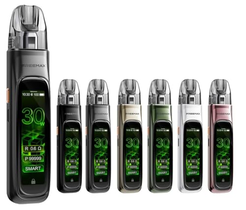 【オフィスエッジステッカー付き】FreeMax Rexa Pro Pod kit 1300mAh vape 本体 ベイプ 電子タバコ シーシャ 水蒸気 持ち運びシーシャ フリーマックス レクサプロ スターターキット 充電式 液漏れ 対策 タッチパネル 小型