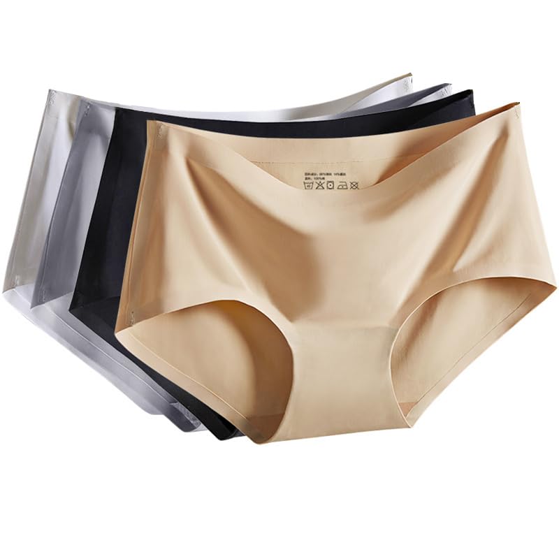 High Waist Modal Underwear for Women Seamless Sexy Yoga Panty Full Coverage Grip fit with Antimicrobial & Stain Release Daily use Girls penti-image-9