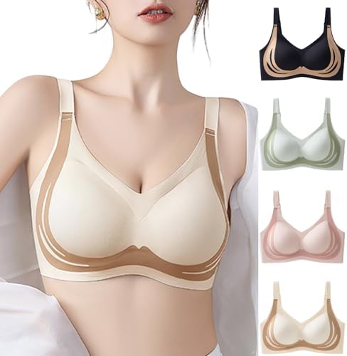 Caralush Lushfitting Powerful Push up Seamless Bra Powerful Anti-Sagging Super Gather Wireless Underwear Bra 2025 Caralush Lushfitting Powerful Push up Seamless Bra Powerful Anti-Sagging Super Gather Wireless Underwear Bra 2025