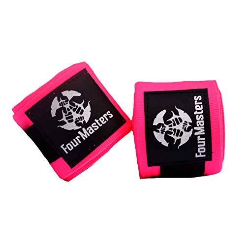 Bandagem Elastica 5 metros Artes Marciais Boxe Muay-thai (Rosa)