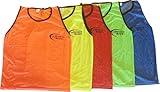 World Sport Youth Red Scrimmage Vests (6 pack)