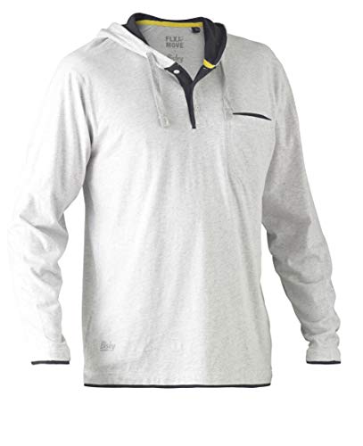Sudadera de algodón con capucha y manga larga Bisley UKBK6220_BGGY