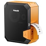 Makeid P31S - Impresora térmica de transferencia de etiquetas portátil compatible con etiquetas multitipo para minoristas, almacenamiento, oficina, pequeñas empresas