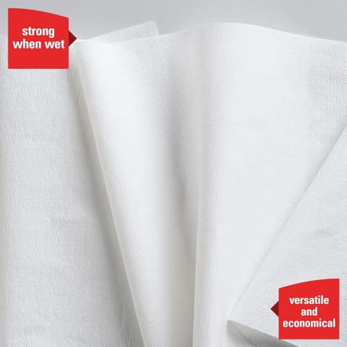 WypAll® GeneralClean™ X50 Cleaning Cloths, Jumbo Roll (35015), Strong for Extended Use, White (1100 Sheets/Roll, 1 Rolls/Case, 1,100 Sheets/Case) - Thumbnail 5