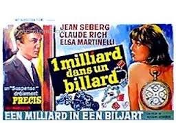 Affiche originale 1 Milliard Dans Un Billard 1965 Jean Seberg 40x56cm