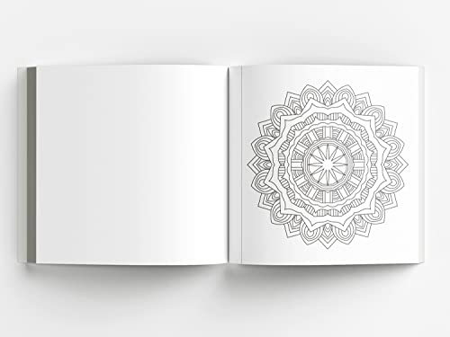 Mandala: Colouring books for Adults with tear out sheets