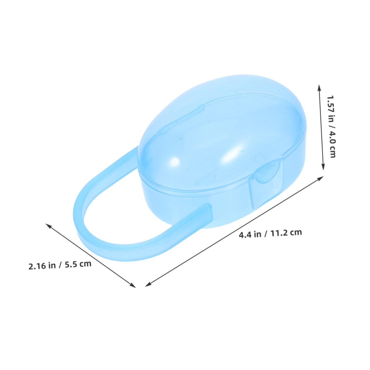 Kisangel 10Pcs Portable Pacifier Holder Case Versatile Nipple Storage for Newborns Secure Travel Container for Various Pacifier for Family Outings