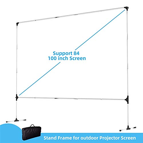 Soporte para proyector con pantalla portátil 100 pulg 16:9 miniatura 3