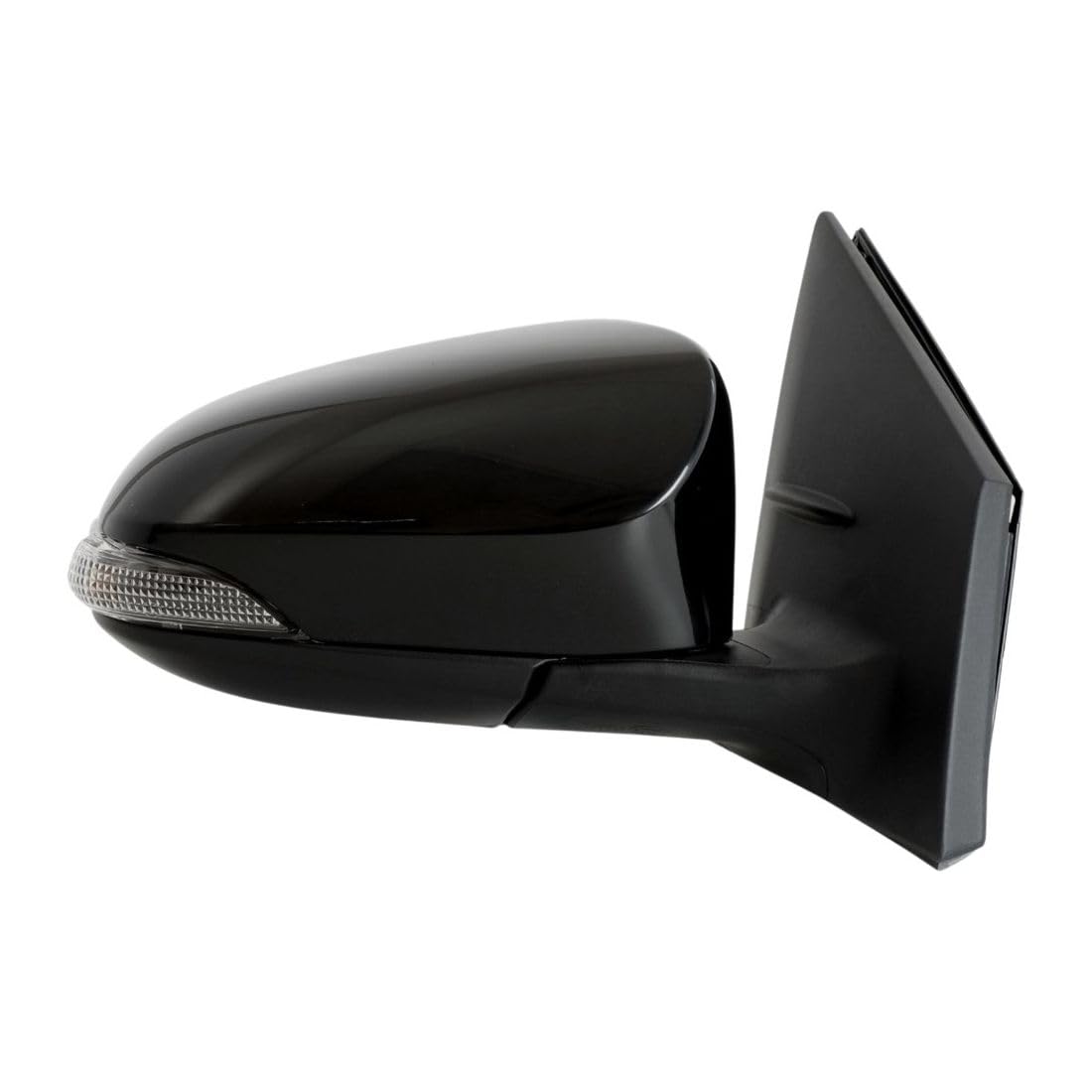 AEDNX Side Mirror for Toyota for Corolla S 14-16 & CE/L/LE Eco 14-19 & Base/SE Plus/XLE/XSE 17-19 Power Heated Turn Signal Passenger Side (Black)