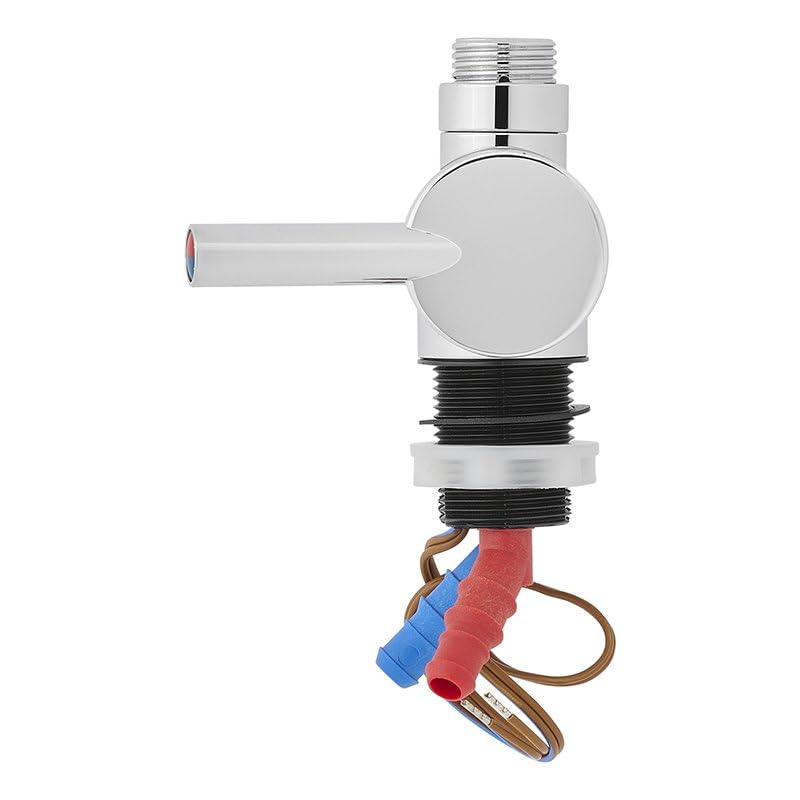 Robinet de douche Trend A 12 V Ø27 mm - Chrome avec micro-interrupteur pour camping-car & bateau