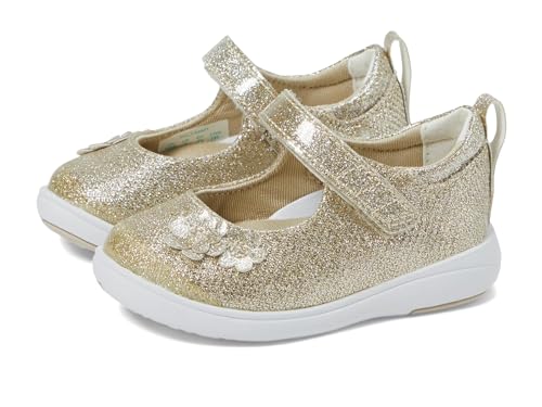 Stride Rite Baby Girls Sr Holly - Adapt Mary Jane Flat, Champagne, 6.5 X-Wide Little Kid US