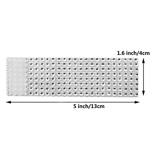 Kposiya 8541941306 Napkin Rings, Pack Of 120 Rhinestone Napkin Rings Diamond Adornment thumb #3
