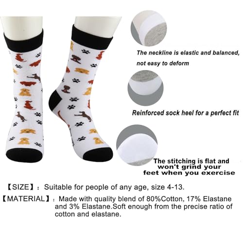 JNIAP Rhodesian Ridgeback Socks Ridgeback Dad Gifts Rhodesian Dog Lover Socks Best Ridgeback Dad Ever Gifts2