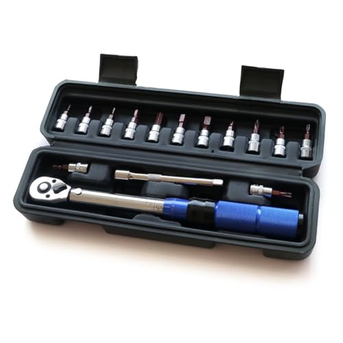 Shurhome Torque Wrench Bike Repair Spanner Adjustable Bicycles Repair Tools Maintenance For Road & Mountain Bikes