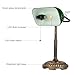 NISSAFORS Bankers Lamp, Green Desk Lamp with Pull Switch, Vintage Table Lamps for Home Office, Library, Piano (Green)