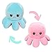 Giocattoli di Peluche di Polpo, Simpatici Giocattoli Peluche Con Espressioni Carine E Interessanti A Doppia Faccia, Bambola di Polpo a Due Facce Flip Di Peluche , Simpatici Regali Polpo Per Bambini