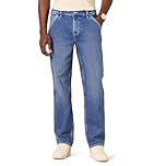 Amazon Essentials Men's Relaxed-Fit Workwear Carpenter Jean, Medium Wash, 36W x 30L