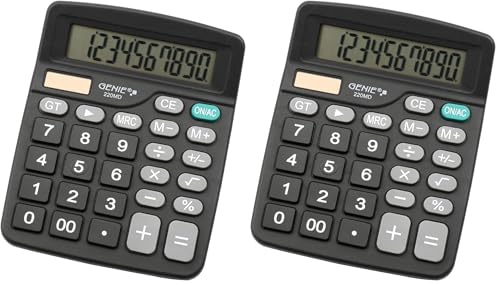 Genie 220 MD Calculadora de Escritorio de 10 dígitos, Doble