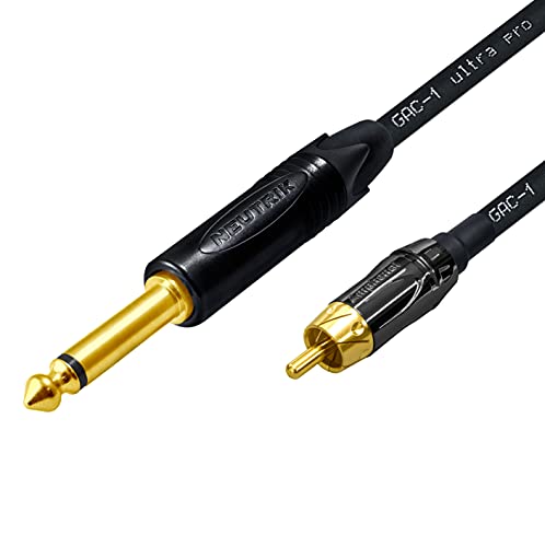 Câble TS vers RCA 1,8 m Gotham GAC-1 instrument faible capacitance