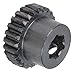 Culnflun Pinion Gears 24 Tooth Cast Steel Sprocket Industrial Robot Accessories 430340080024 8mm Hex Drive Shaft Mountable High Performance Durable Replacement Part