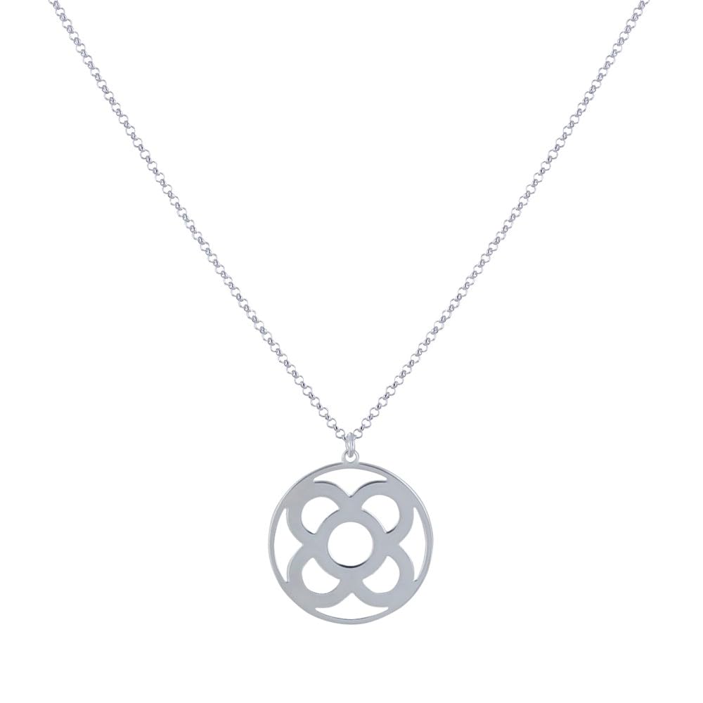 Collier Argent 925 Fleur de Barcelone à Offrir pour un Anniversaire