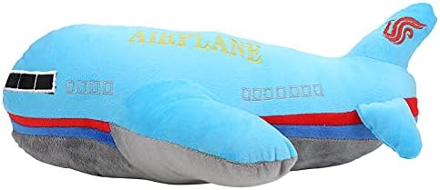 RiToEasysports Soft Plush Airplane Toy, Cute Cartoon Baby Soother for Bedroom Decor, Photo Prop with PP Cotton Fill (40cm)