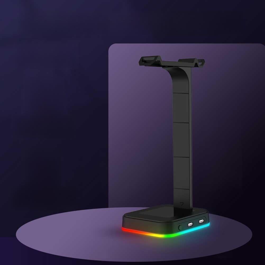 RGB Earphone Display Rack with NonSlip Base for and Men Durable ABS