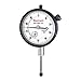 Starrett 25 Series Dial Indicator with Jewel Bearings and Lug-On-Center Back - White Face, 0-1.000" Range, 0-100 Dial Reading, 001" Graduations - 25-441J