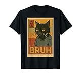 Photo Gallery retro japanese anime manga funny cat bruh maglietta Photo Gallery retro japanese anime manga funny cat bruh maglietta