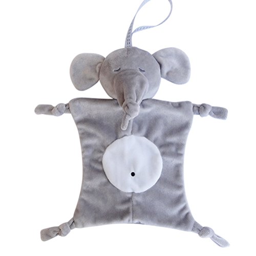 YeahiBaby Doudou di bambino Copertina Neonati di Peluche Baby Comforter (Elefante)