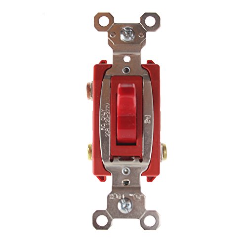 Interrupteur Legrand PS20AC3RED 20A triphasé rouge pour installations électriques