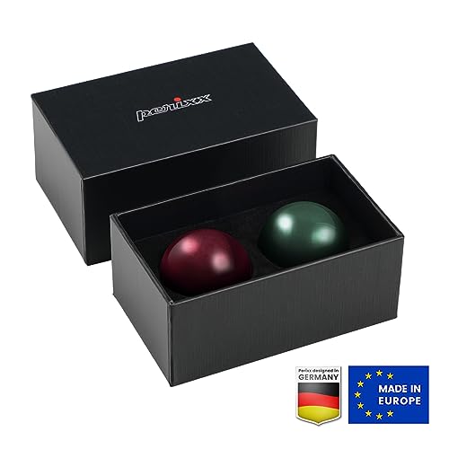 Image of Perixx PERIPRO-303X2A 1.34 Inches Trackball 2 pcs Pack - Replacement Ball for M570, M575, PERIMICE-517 /520 /717 /720, and Other 1.34inches Trackball Mouse - Glossy Red and Green