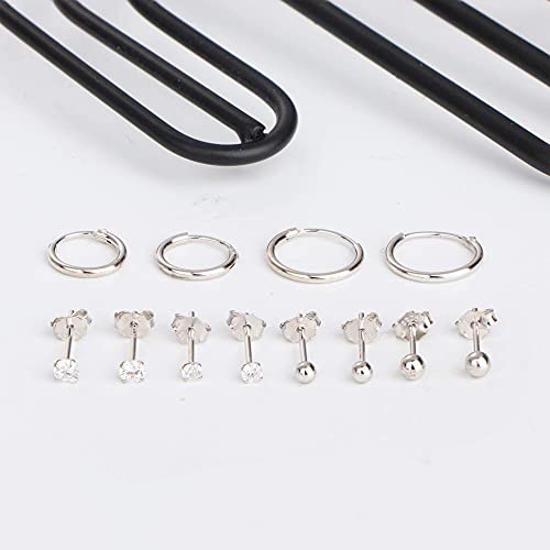 YADOCA 6 Paia Orecchini Argento 925 Orecchino