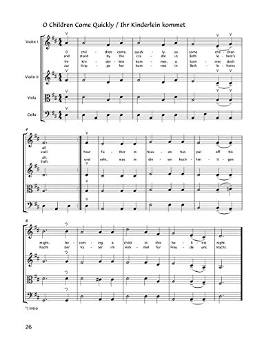 Conjunto de cordas de Natal para iniciantes (pontuação de jogo)