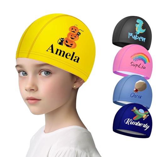 Personalisierte Schwimmkappe mit Namen...