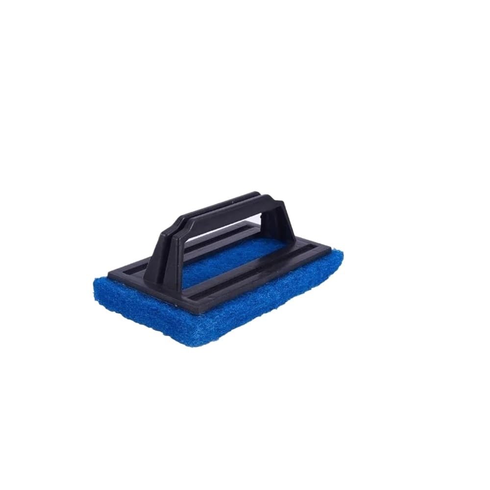 Sunrrafck Blue-1Pc 1/3Pcs Handle Sponge Cleaning Brush Multi-Functional Scouring Pad For Bathtubs, Sinks Floors Tiles And Stoves(Blue-1Pc)