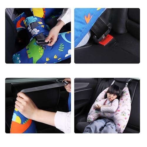 Almohada para cabeza para dormir en auto para bebés y niños miniatura 5