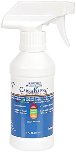 Medline CRR102062 CarraKlenz Wound Cleansers, 8 oz Bottle (Pack of 6)