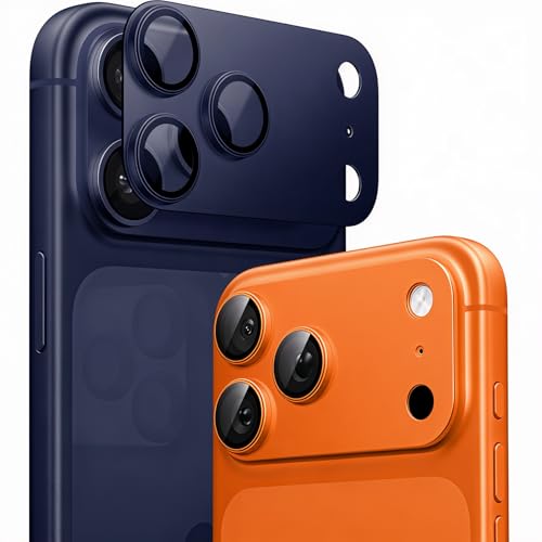 TORRAS für iPhone 17 Pro Kameraschutz [Nr.1 Militärtaugliche Bruchsicherheit] Kratzfest & HD-Klare Kamera schutz für iPhone 17 Pro 9H+ Härte & Einfache Montage Blau