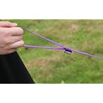 AMAGOOD 6 FT Puppy/Leash, Strong Traditional Style with Easy to Use Collar Hook, Great for Small, Medium and Large Dogs (5/8in x 6 ft, Purple) - Image 4