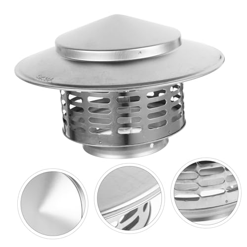 Tapa de chimenea de acero inoxidable para evitar entrada de agua en tejados 4