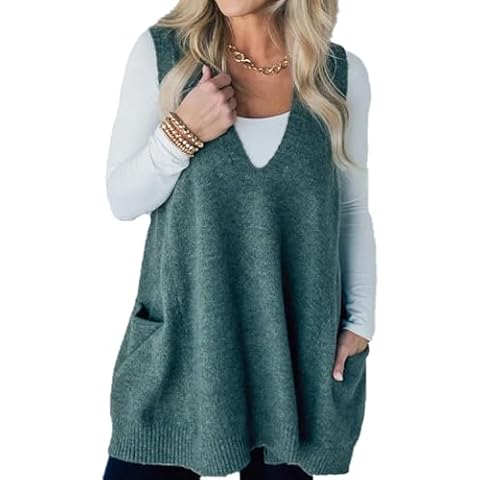 X.O. GOLD-888 Cozy Pocket Sweater Vest Cover