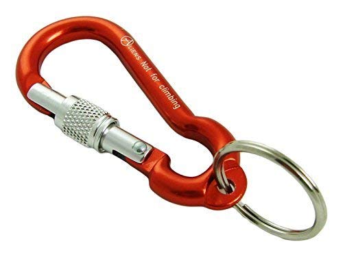 Aliens, moschettone con mini anello (6 cm di