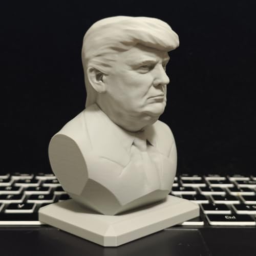 Busto de Trump Estatua Escultura 10cm Polímero miniatura 7