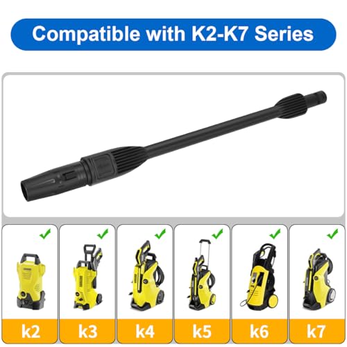 Miniatura 2 de Drrobor Lanza Pulverizadora De Alta Presión Para Kärcher K2 K3 K4 K5 K6 K7, Adjustable Boquilla De Lanza Accesorios Para Hidrolimpiadoras