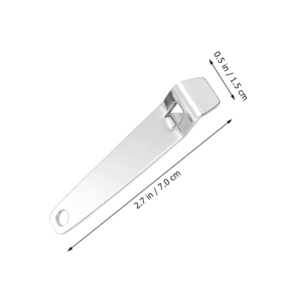 FUNOMOCYA 10pcs Stainless Steel Vial Decapper Opener Creative Bottle Opener for Oral Liquids Portable Key Bottle Opener