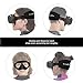 Junior Swimming Goggles with Nose Cover Adult Scuba Diving Mask Black Dive Glasses Snorkeling Goggles Snorkel Gear Kids Anti-Fog Swim Mask (Black)