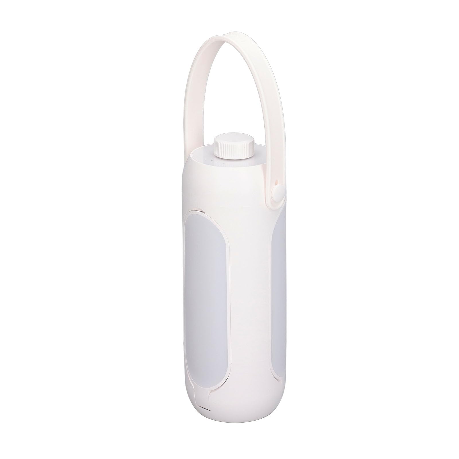 Fafeicy Lanterna da Campeggio Pieghevole con 4 Pannelli Regolabili, (WHITE) | Ricaricabile Via USB, ABS Impermeabile, 720 Regolabili, modalità Torcia e SOS, Gancio per Tenda o escursioni.